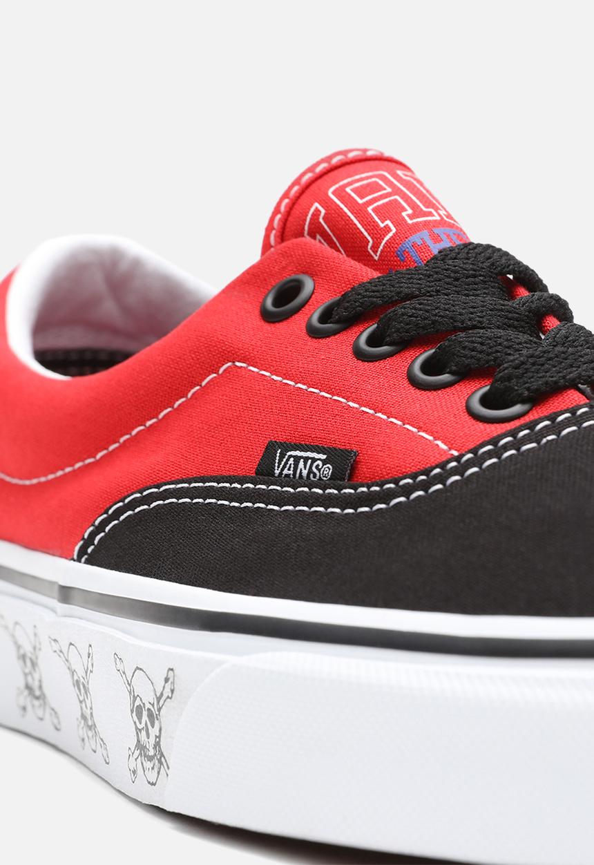 Vans - Era - (new varsity) black/high risk red