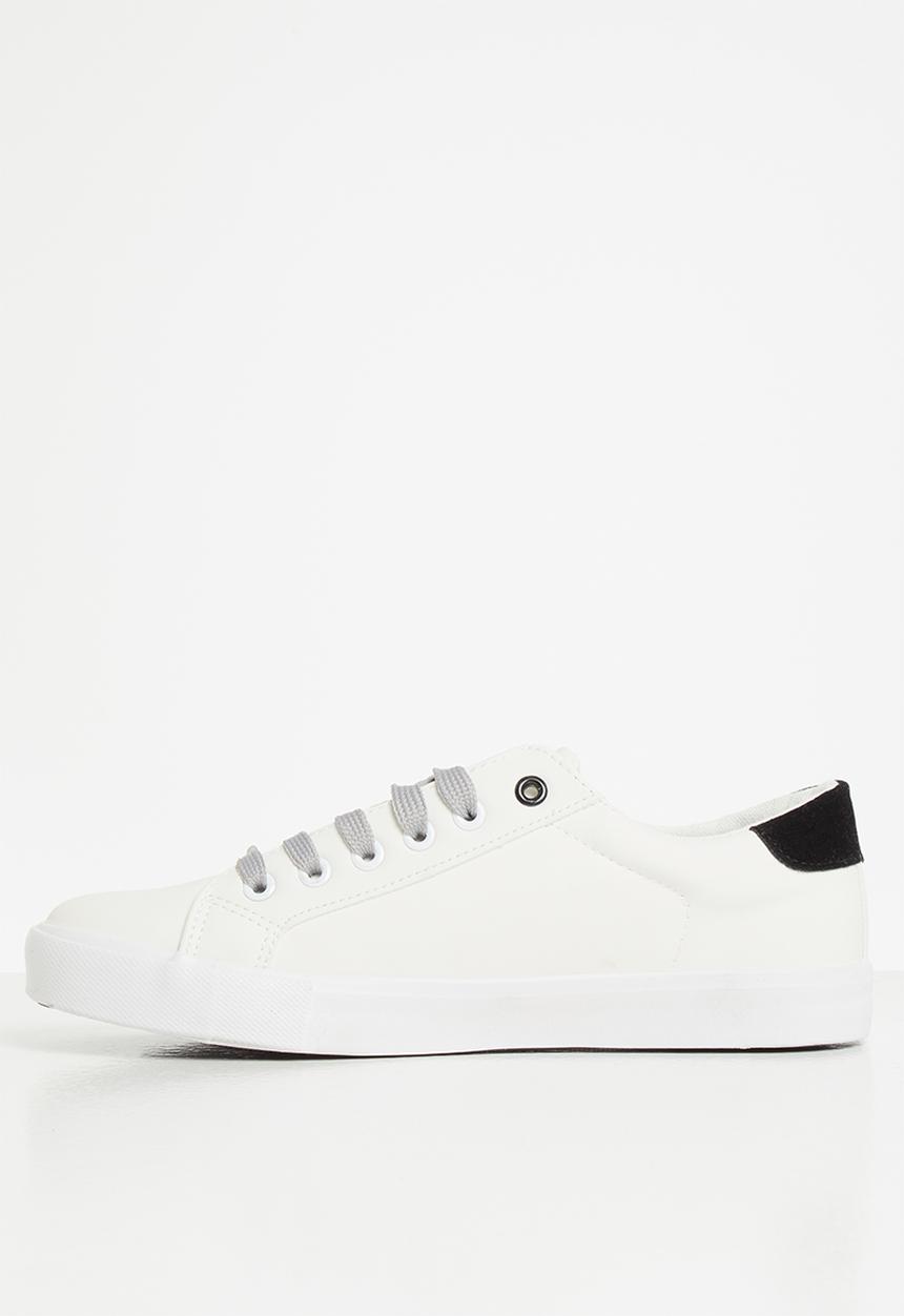 Miss Black - Goose sneaker - white & black