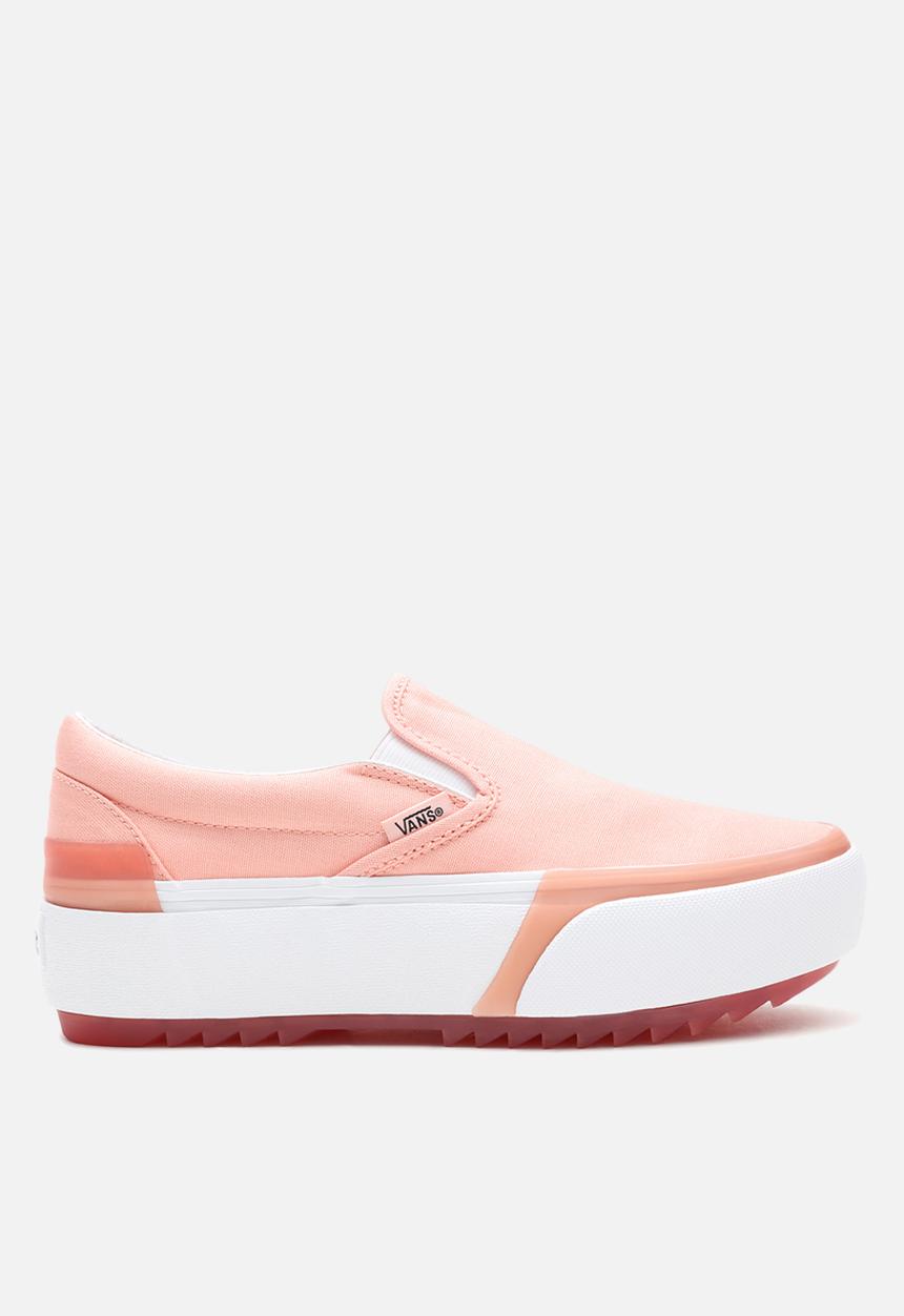 Vans - Classic Slip-On stacked - (pastel) peach pearl/true white