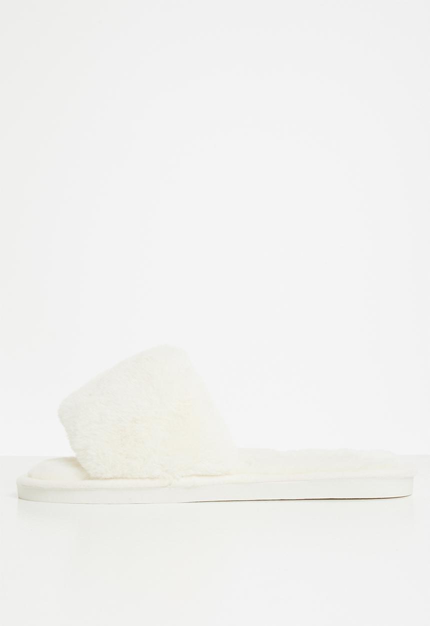 Miss Black - Rella slipper - white