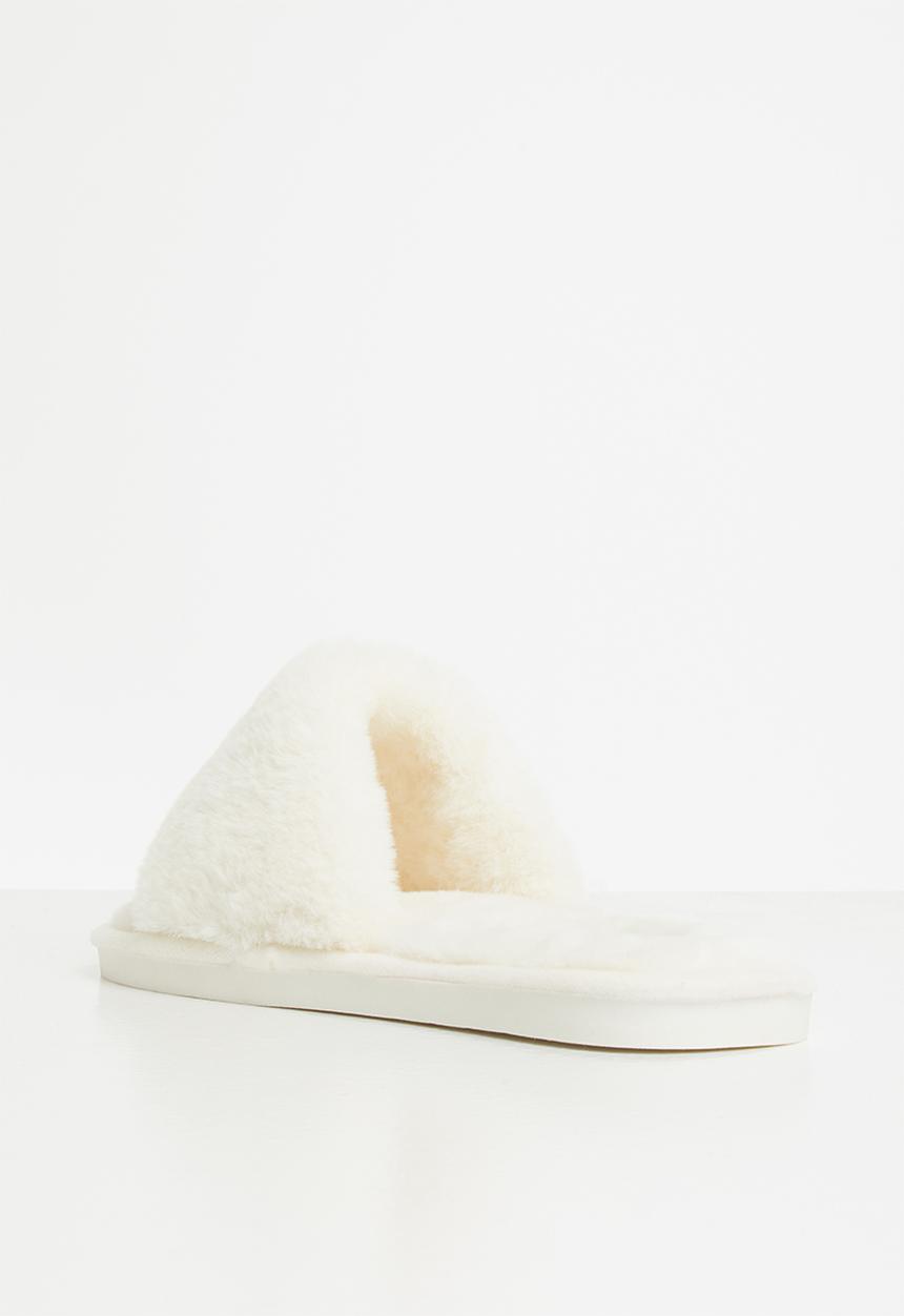 Miss Black - Rella slipper - white