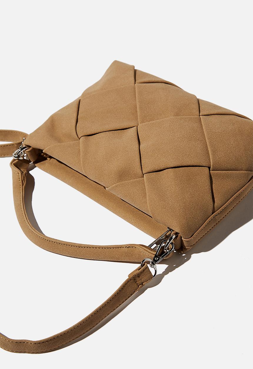 Rubi - Heidi quilted bag - sandstone nubuck