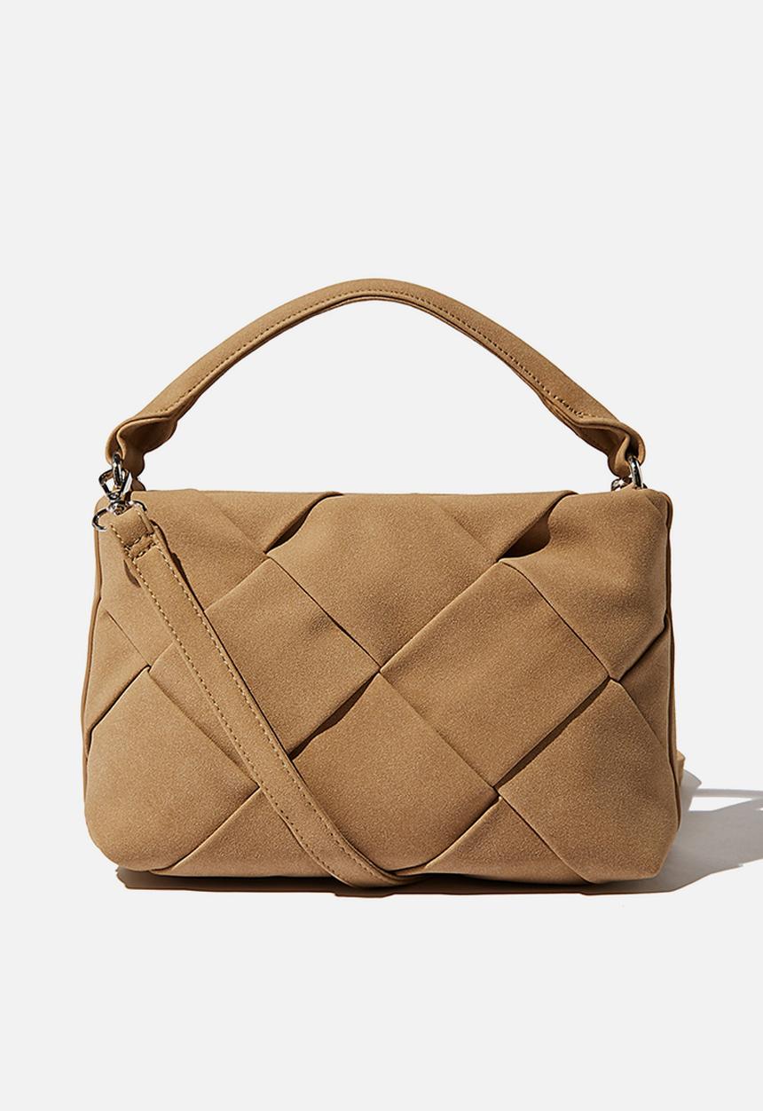 Rubi - Heidi quilted bag - sandstone nubuck