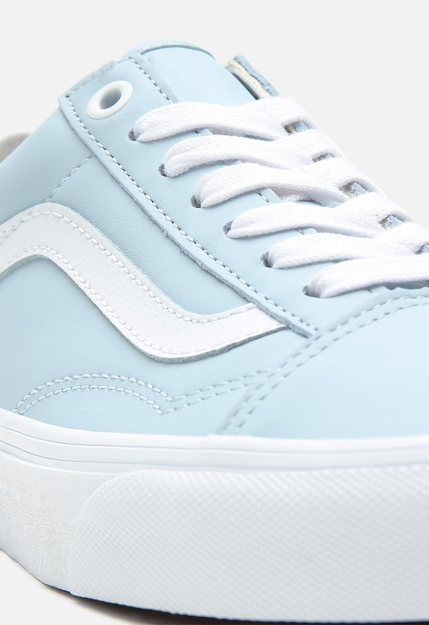 Vans - Old Skool - (leather) ballad blue/true white