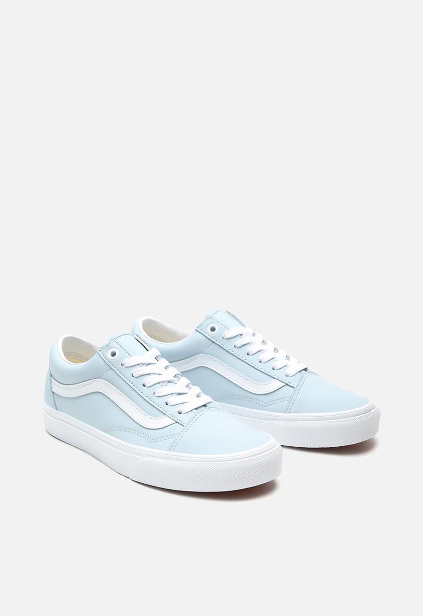 Vans - Old Skool - (leather) ballad blue/true white