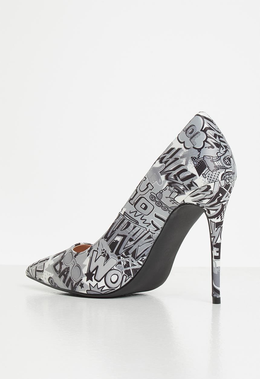 Miss Black - Comic court - black & grey 
