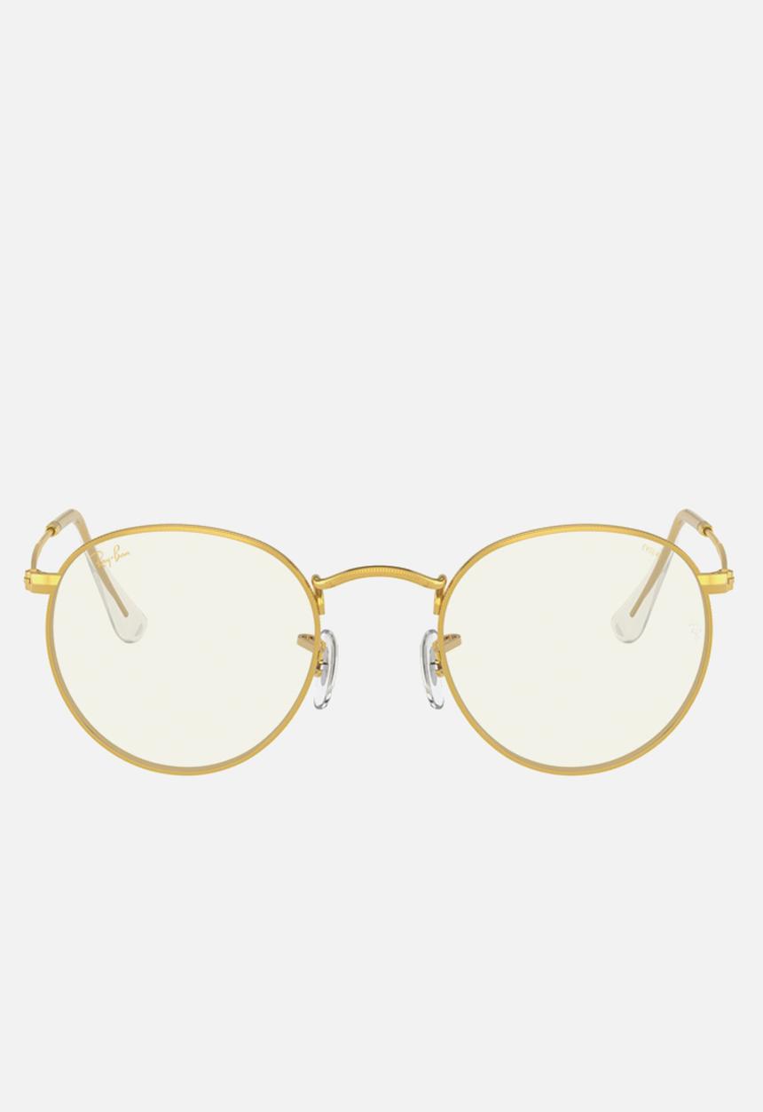 Ray-Ban - Round metal eyeglasses - gold