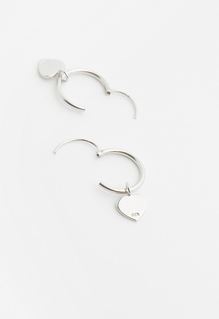 Superbalist - Sterling silver heart earrings