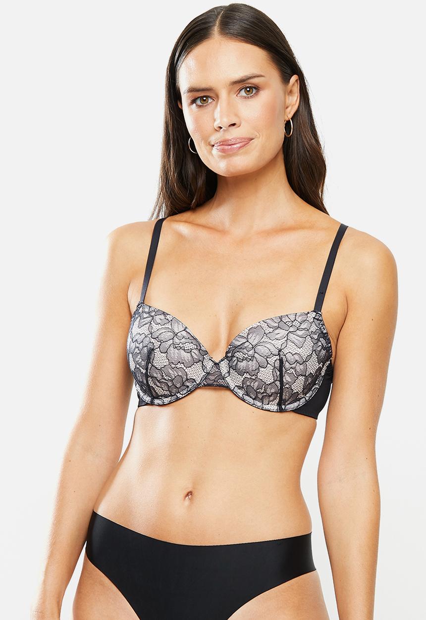 DORINA - Hope 2 pack light padded demi - black