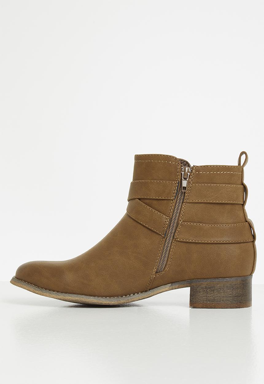 Miss Black - Abir 3 ankle boot - tan