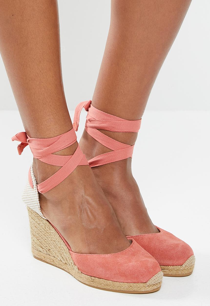 ALDO - Muschett suede wedge heel - coral