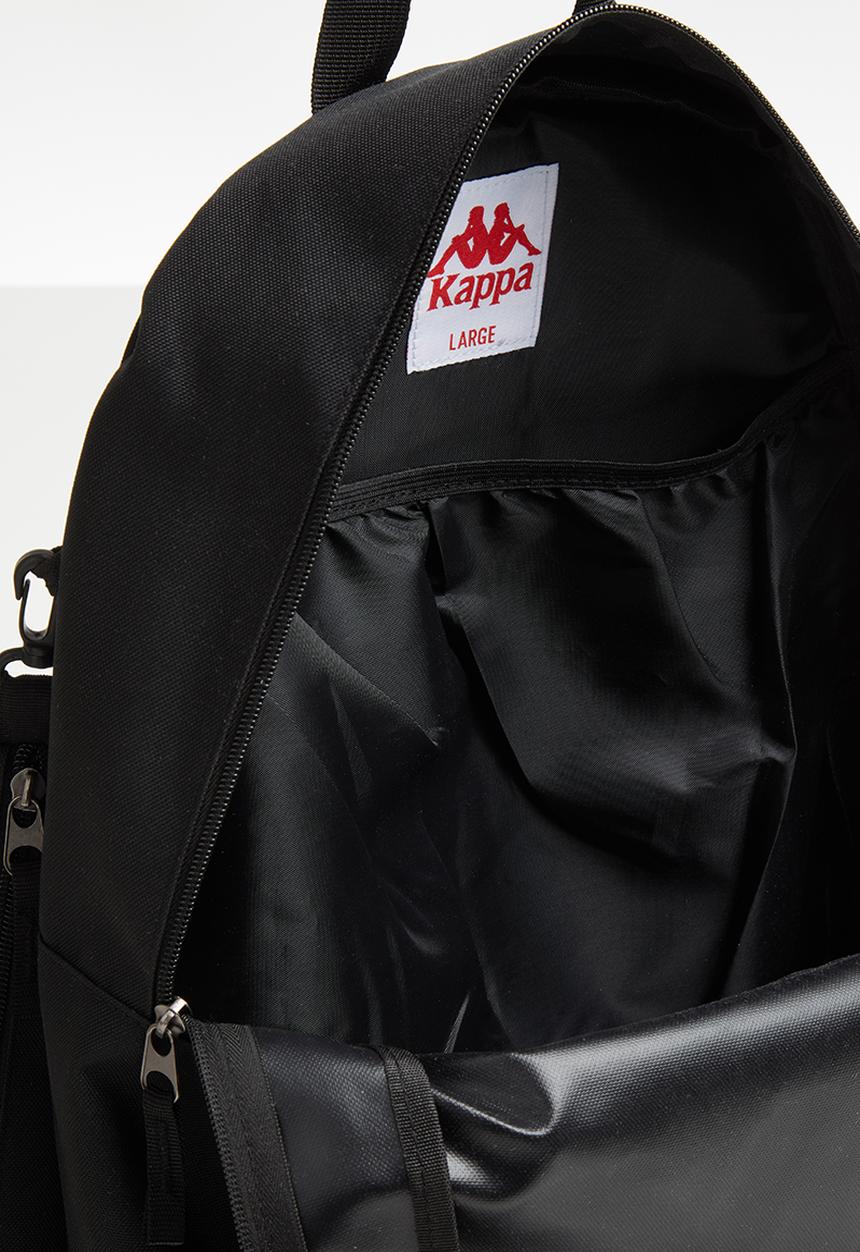 KAPPA - Backpack with pencil bag - black