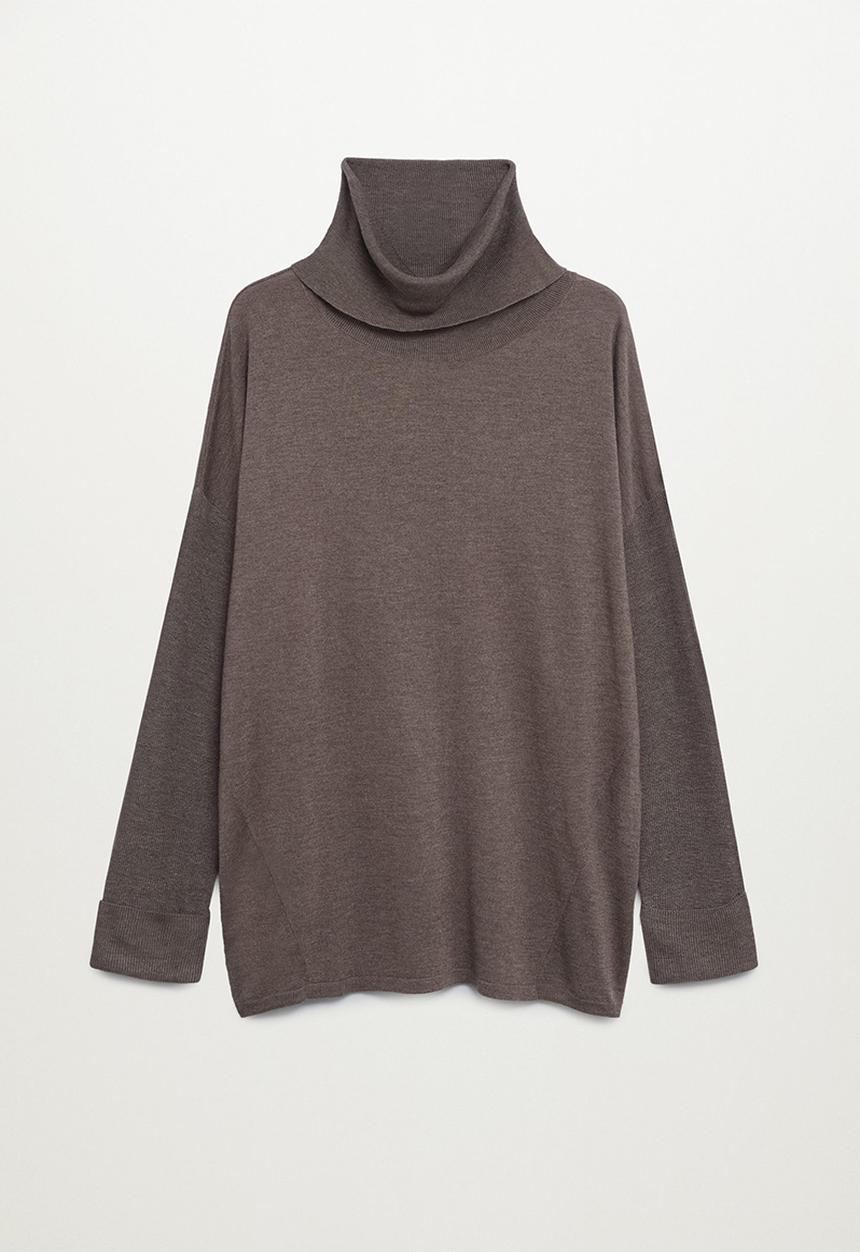 Violeta by Mango - Plus Sweater rosco - brown