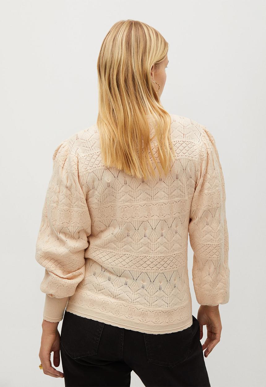 Violeta by Mango - Plus Sweater portman - beige