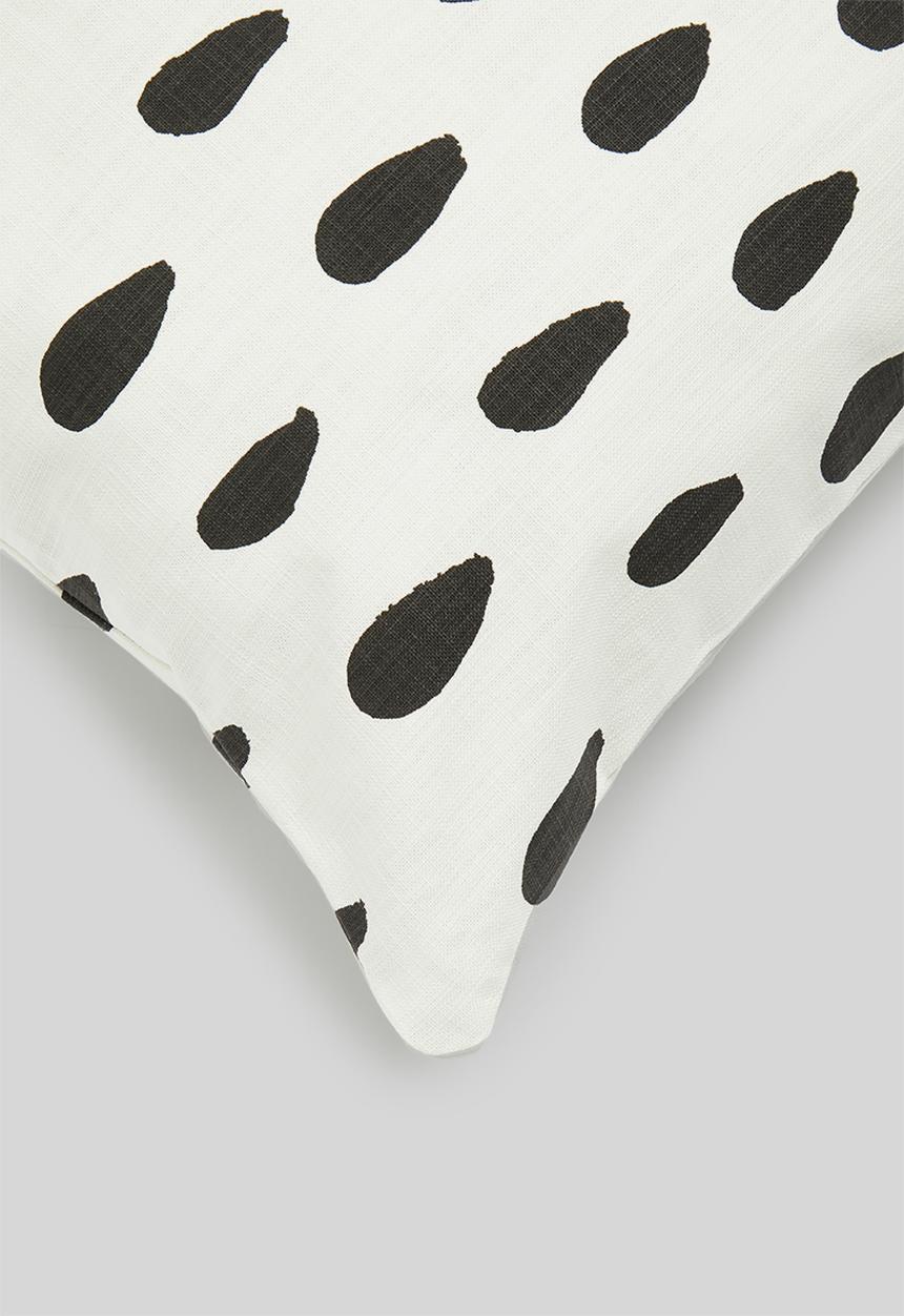 Sixth Floor - Oioi printed cushion cover - black & white