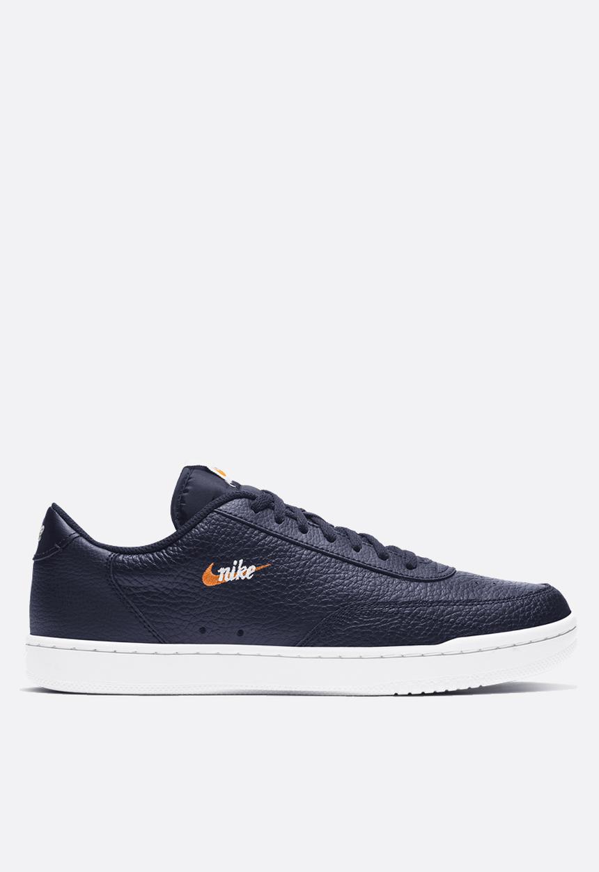 Nike - Court Vintage premium - obsidian/total orange-white