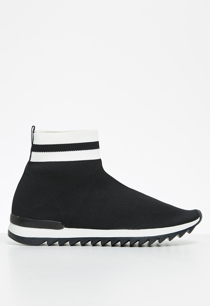 Cotton On - Dresden knitted sneaker boot - black