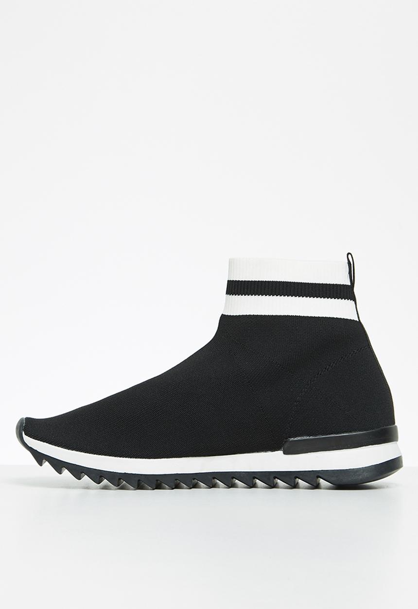 Cotton On - Dresden knitted sneaker boot - black