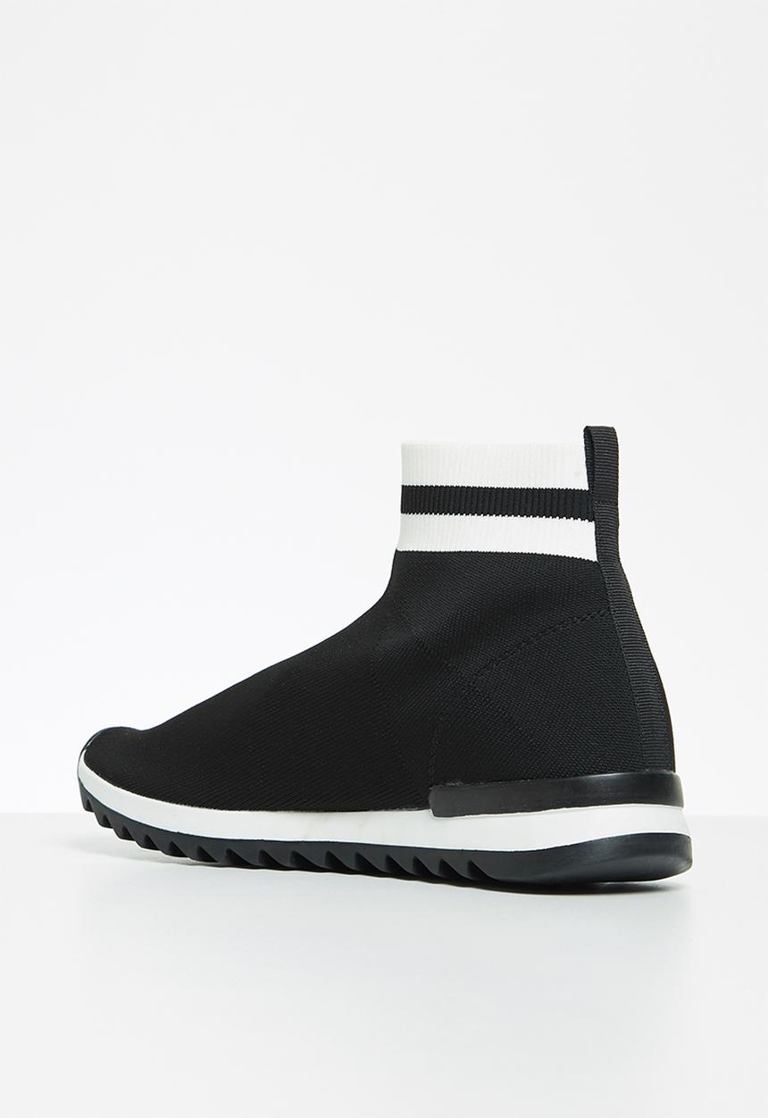 Cotton On - Dresden knitted sneaker boot - black