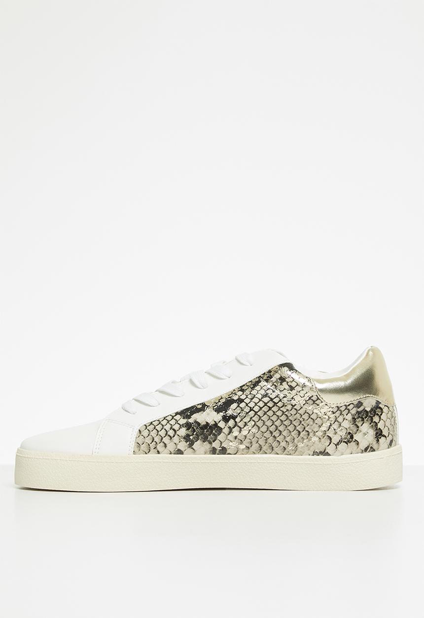 Madden Girl - Larrk sneaker - white & gold 