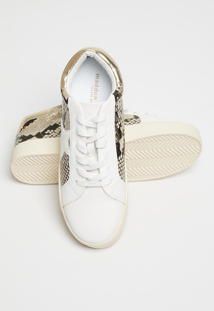 Madden Girl - Larrk sneaker - white & gold 