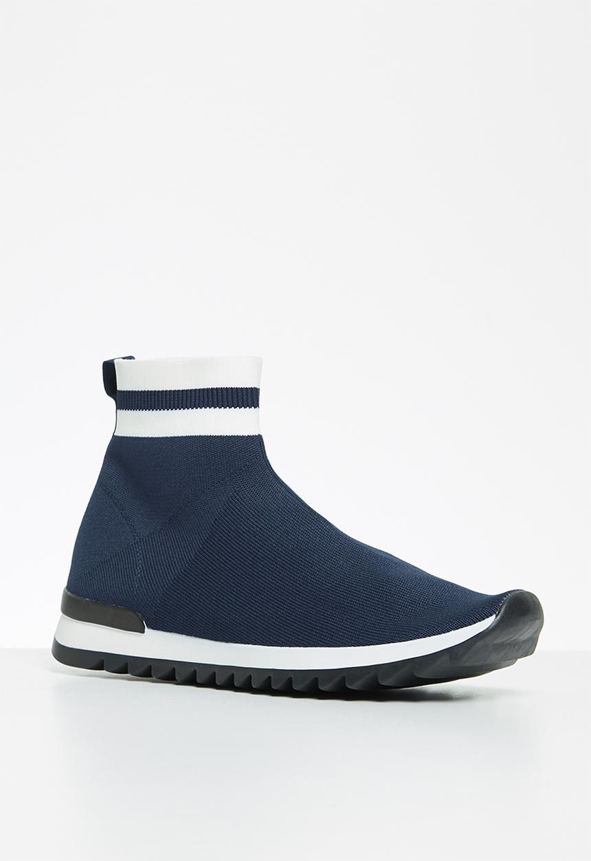 Cotton On - Dresden knitted sneaker boot - navy