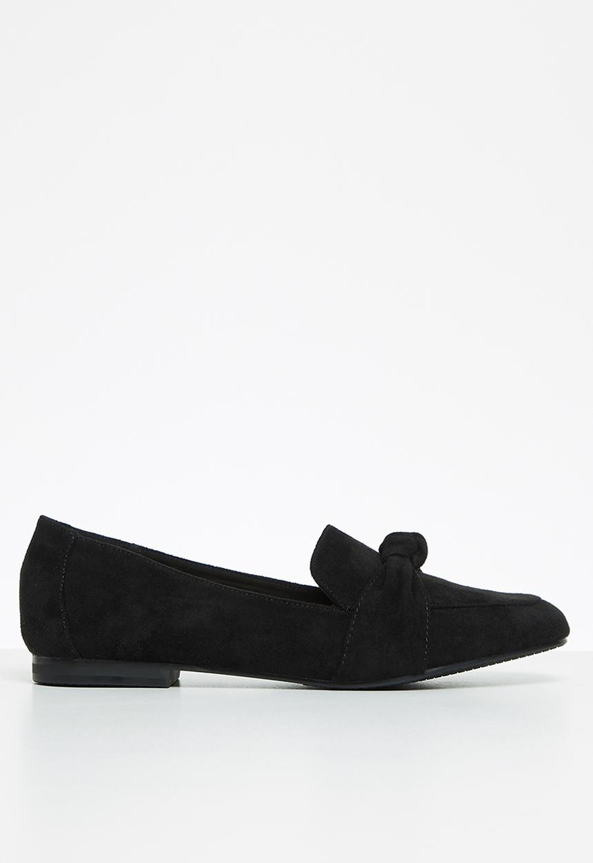 edit - Gabi knot loafer - black