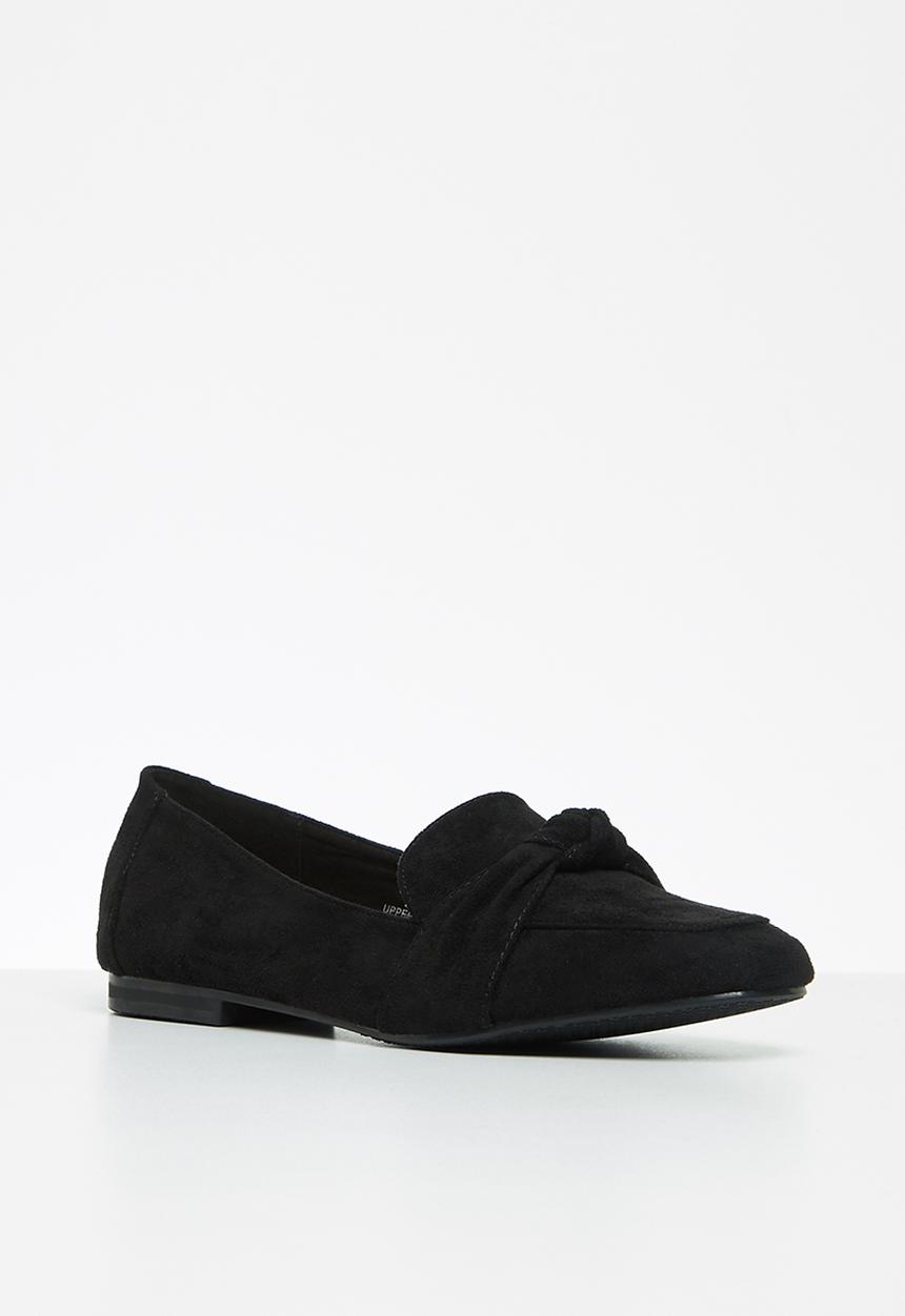edit - Gabi knot loafer - black