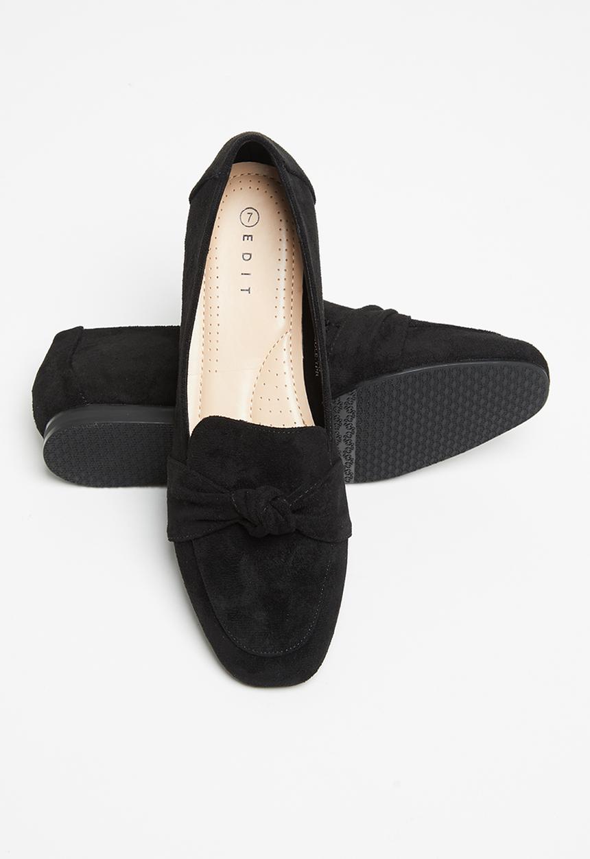 edit - Gabi knot loafer - black