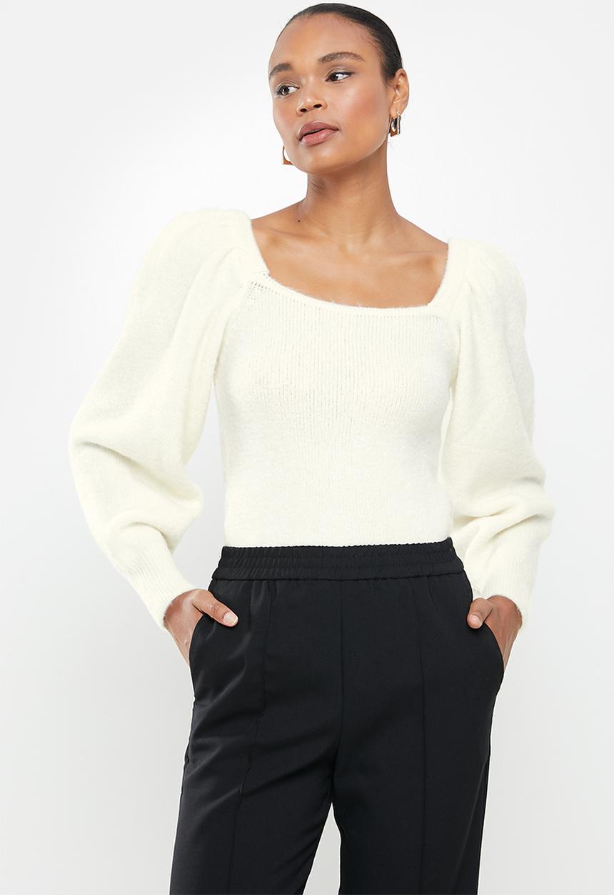 MANGO - Sweater miau - cream