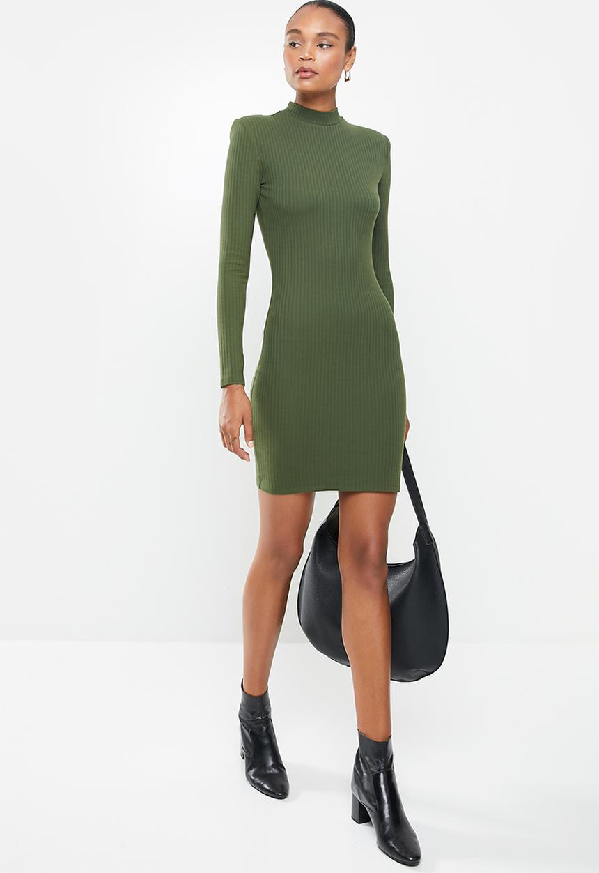 MANGO - Dress rosario - green