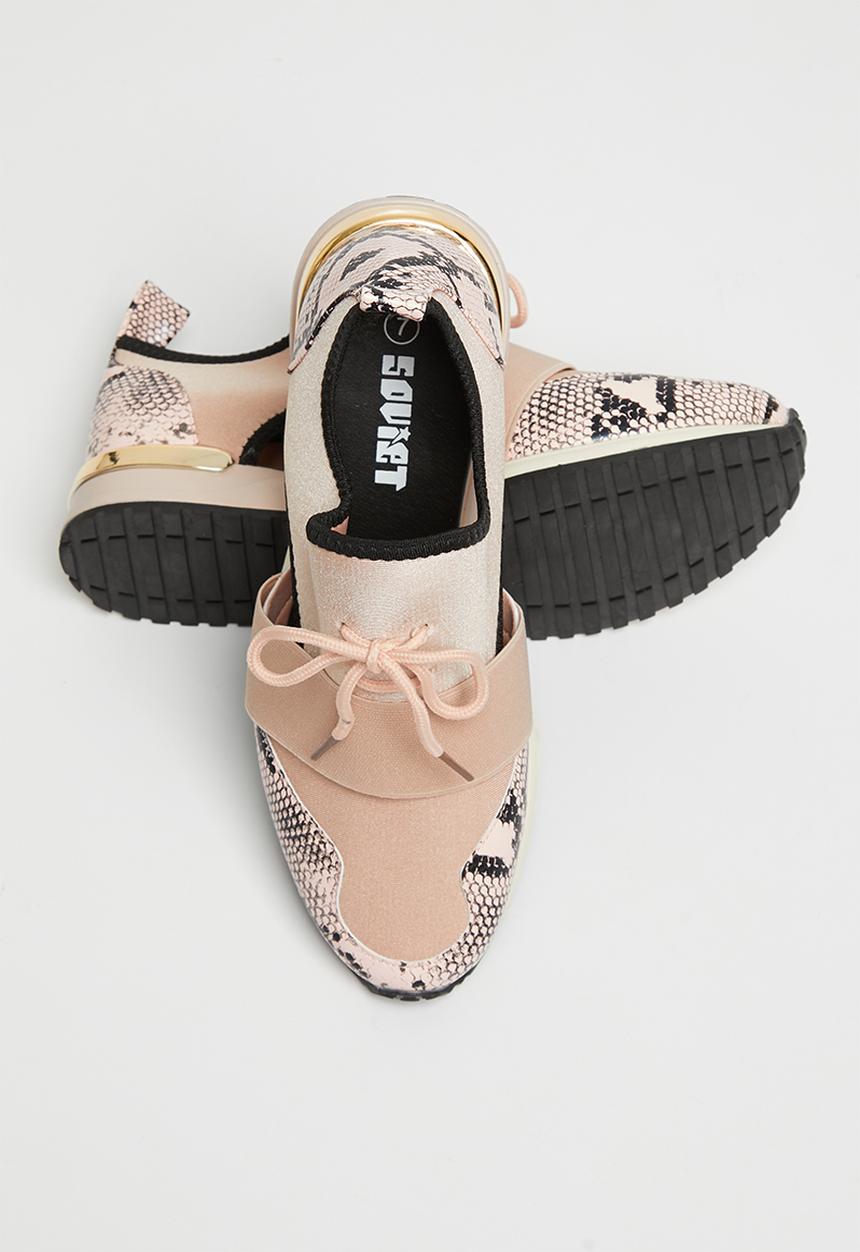 SOVIET - L Andrea - dusty pink & black