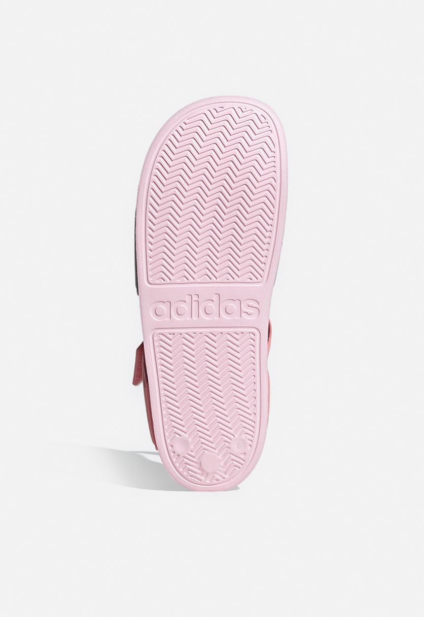 adidas Performance - Adilette sandal k - pink & grey 
