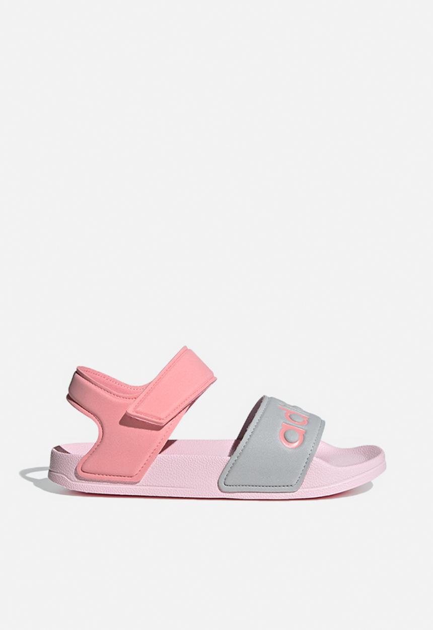 adidas Performance - Adilette sandal k - pink & grey 