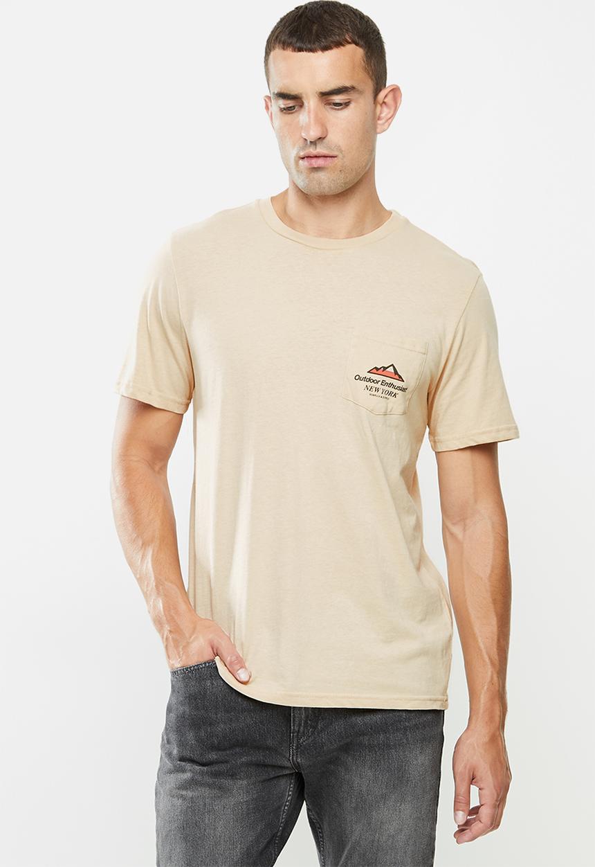 Cotton On - Tbar souvenir T-shirt - pearl