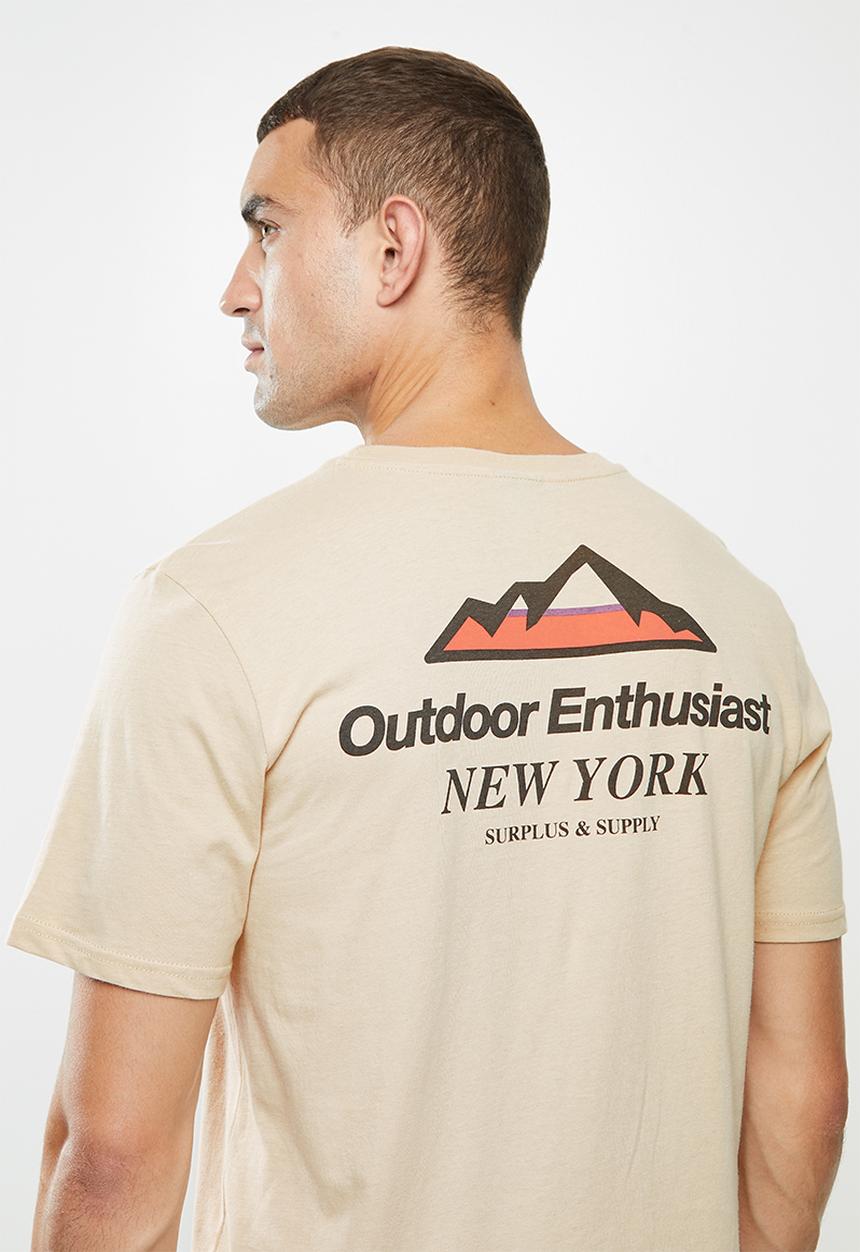 Cotton On - Tbar souvenir T-shirt - pearl
