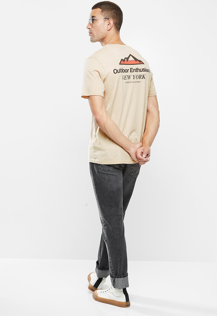 Cotton On - Tbar souvenir T-shirt - pearl