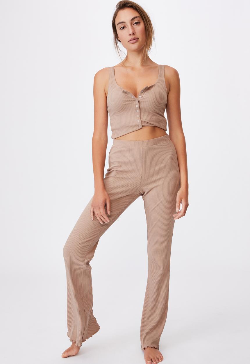 Cotton On - Button down bed top - brown 