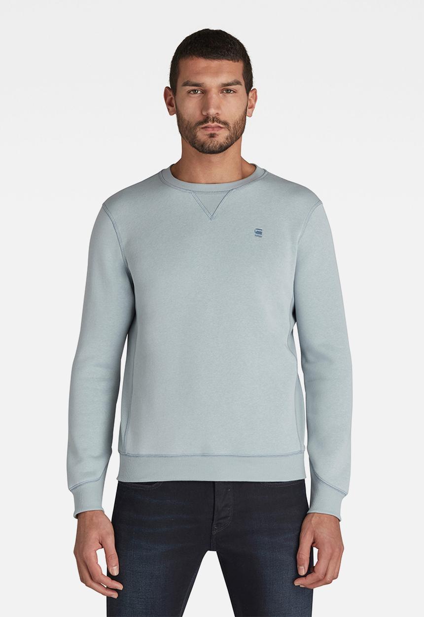 G-STAR - Premium core r l\s sweat - faze blue