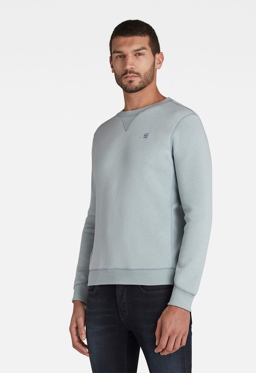 G-STAR - Premium core r l\s sweat - faze blue