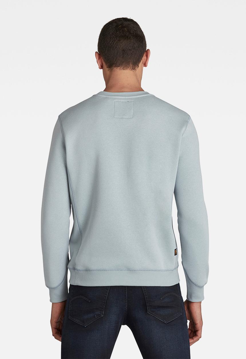 G-STAR - Premium core r l\s sweat - faze blue