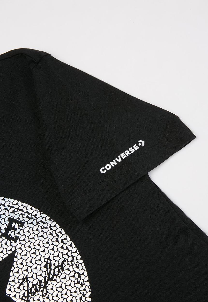 Converse - Converse faux sequin chuck boxy te - black
