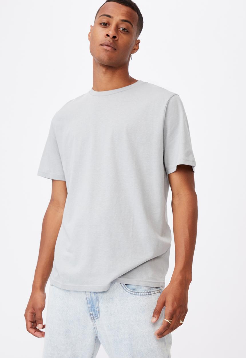 Cotton On - Essential crew T-shirt - blue haze