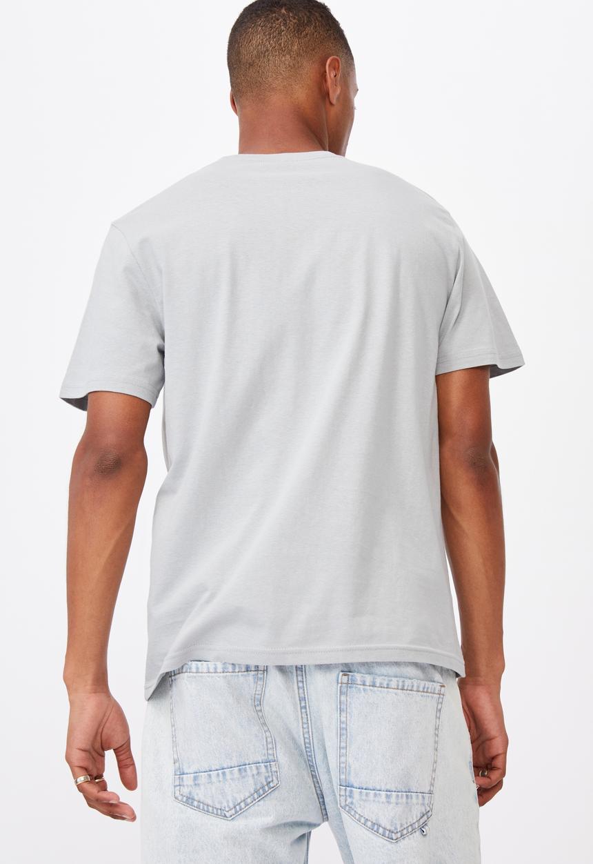 Cotton On - Essential crew T-shirt - blue haze