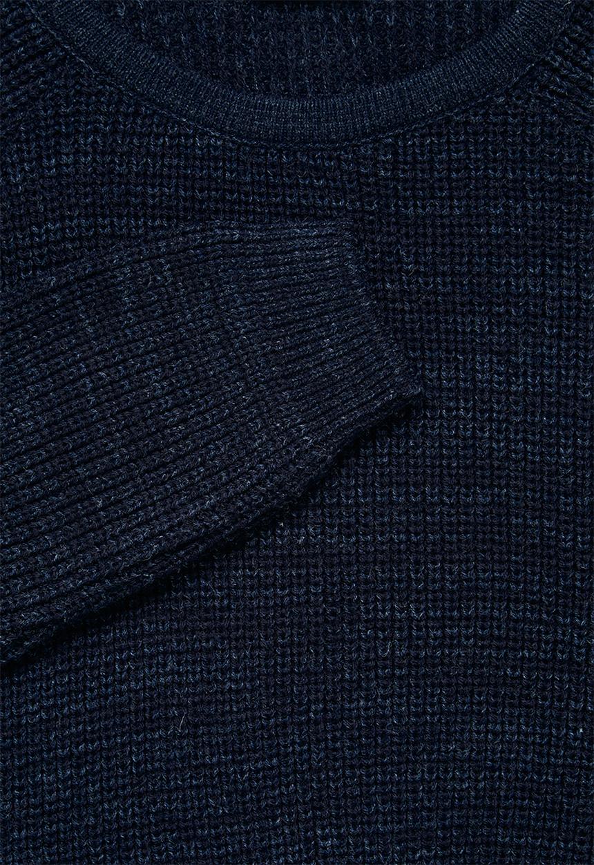 Superbalist - Raglan textured knit - navy