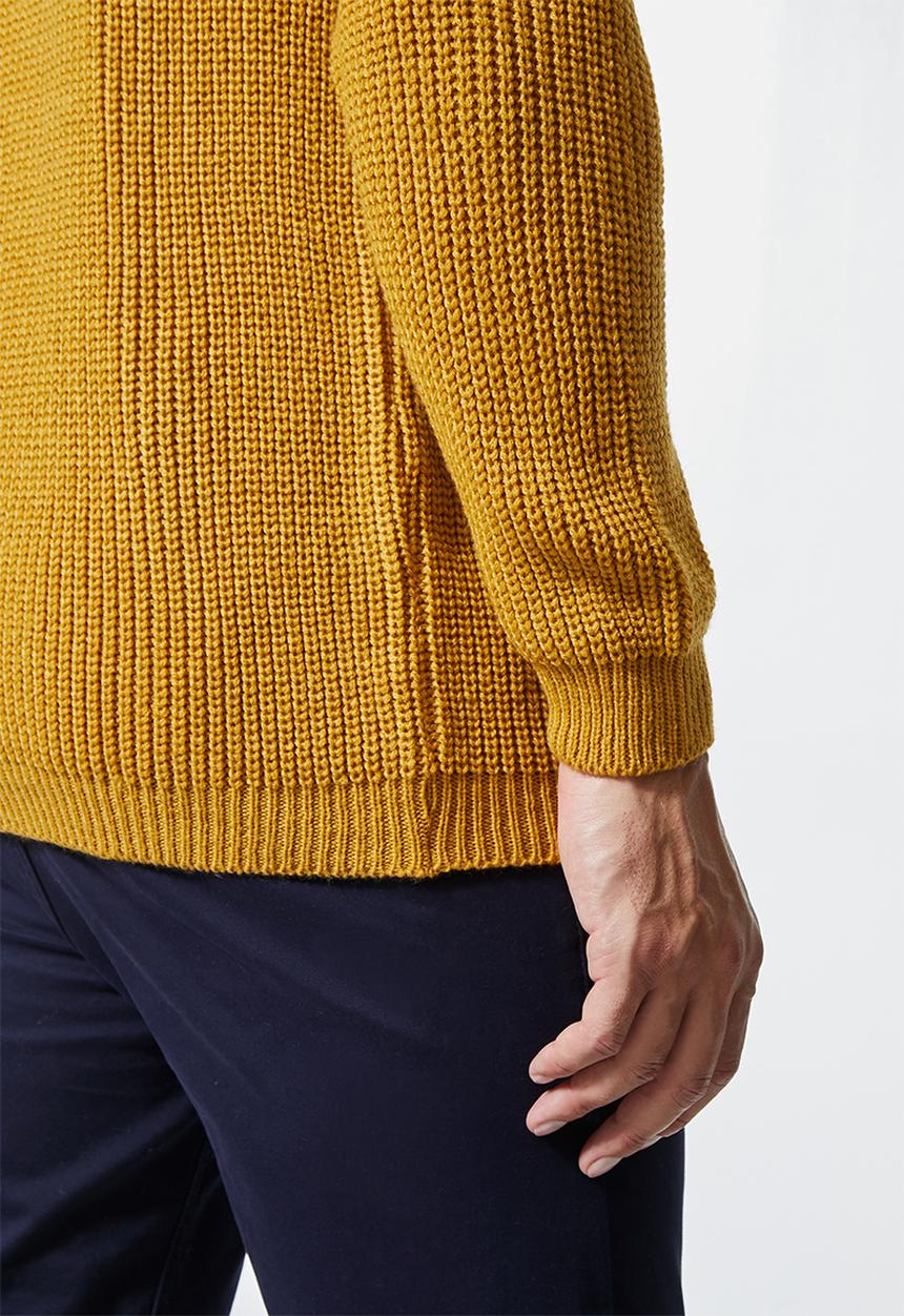 Superbalist - Raglan textured knit - mustard