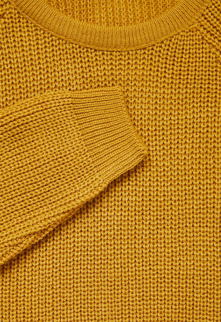 Superbalist - Raglan textured knit - mustard