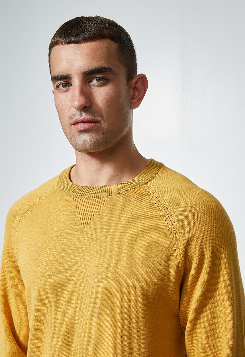Superbalist - Sporty crew pullover knit jersey - mustard