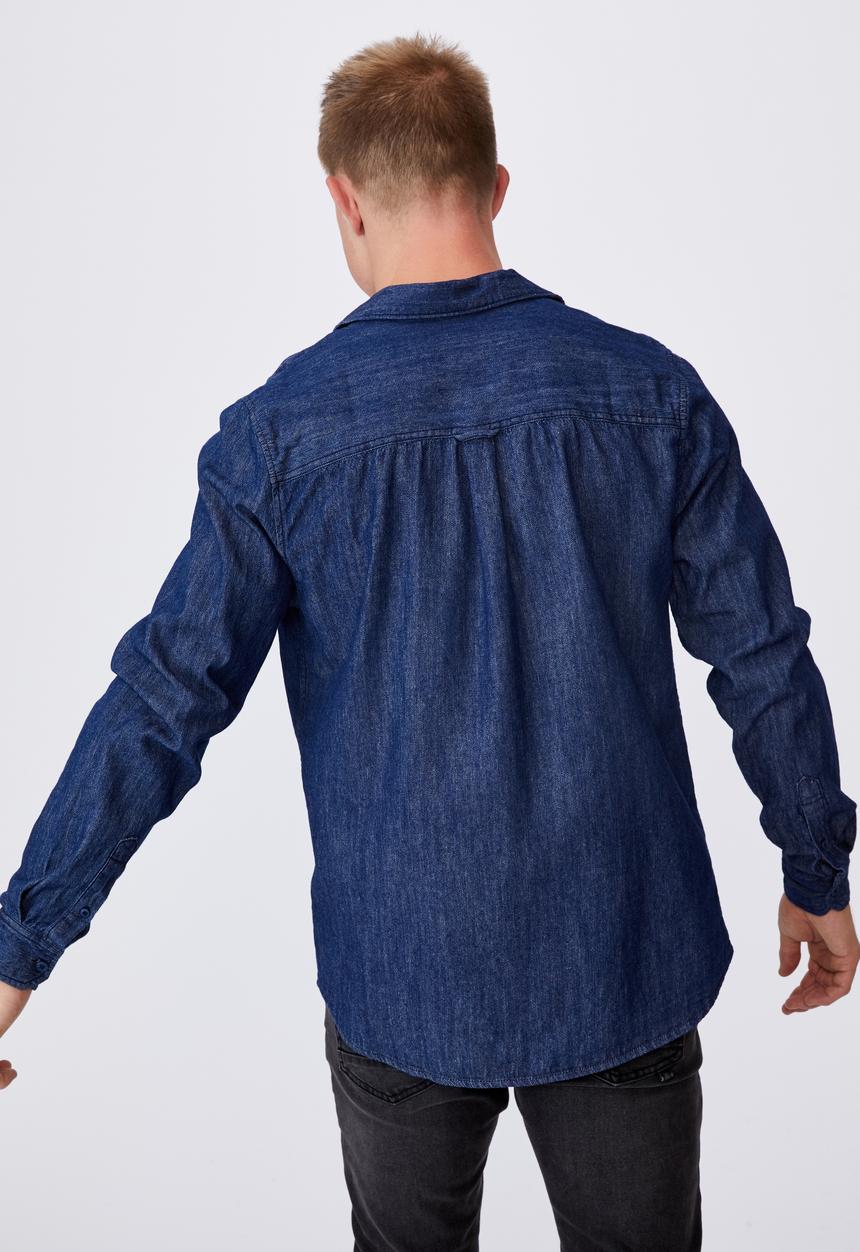 Cotton On - Fitzroy denim shirt - indigo