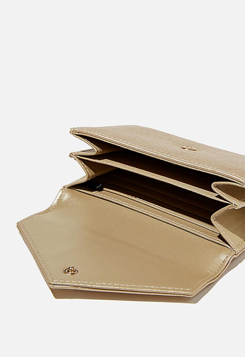 Rubi - Lucky envelope card holder - metallic gold